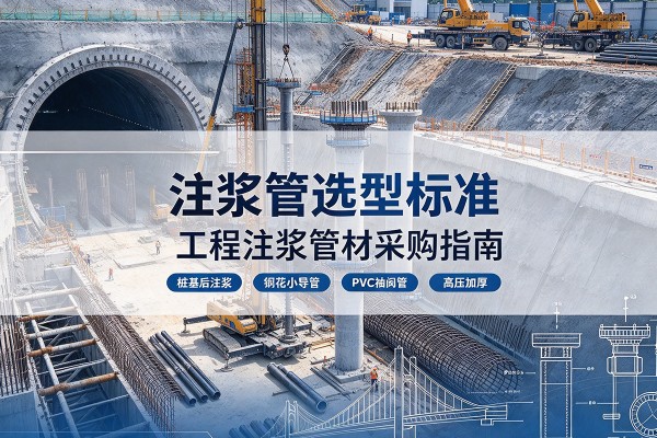 清新注浆管选型标准